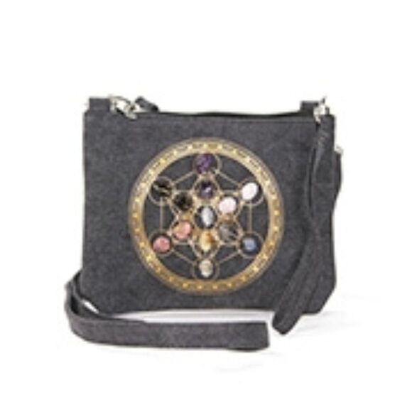 Sacred Geometry Crystal Grid Depression Cross Body - Picture 1 of 4
